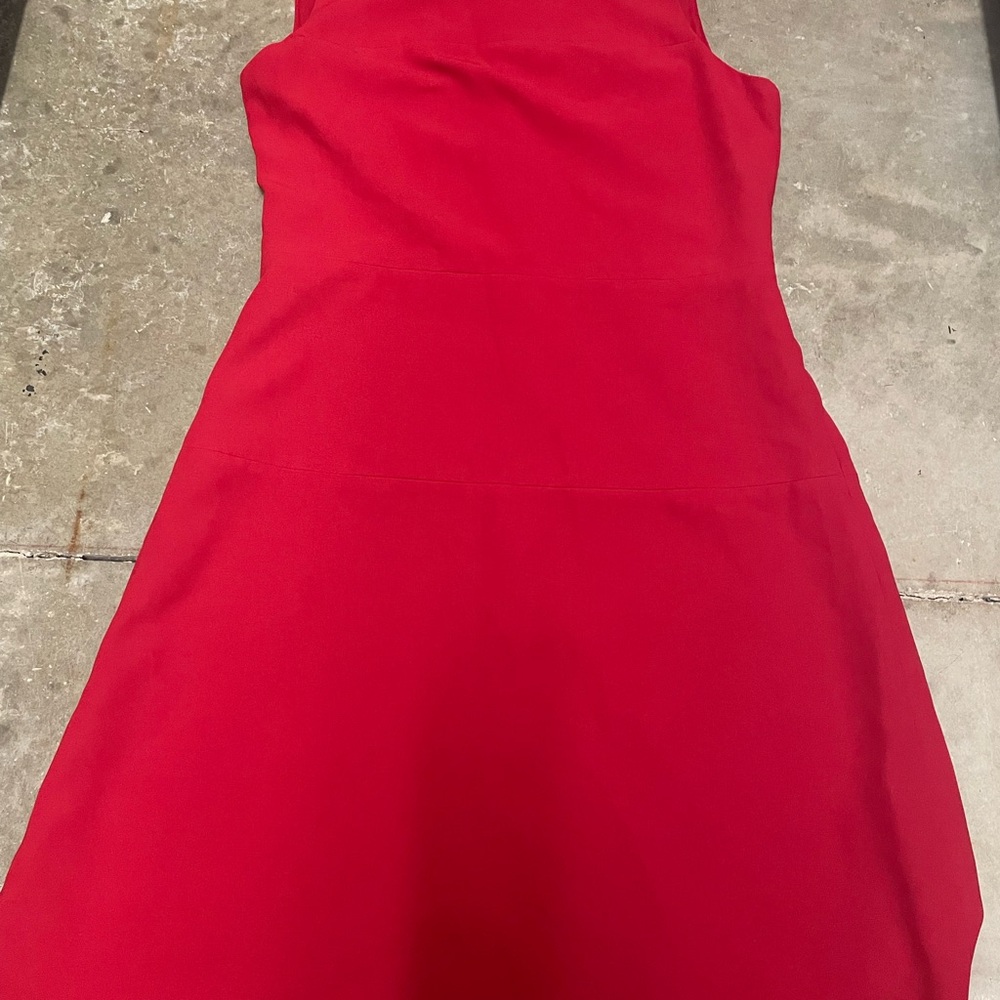 BANANA REPUBLIC SZ 14 Elegant Red Sleeveless Dress